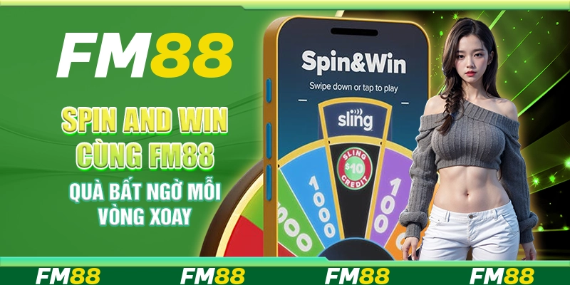Spin And Win Cùng Fm88 - Quà Bất Ngờ Mỗi Vòng Xoay
