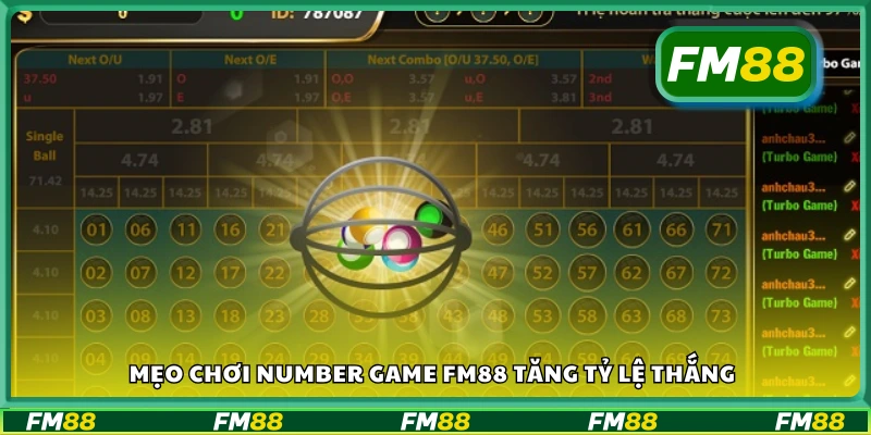 Mẹo chơi Number Game FM88 tăng tỷ lệ thắng