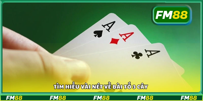 Vài nét nổi bật về bài tố 3 cây