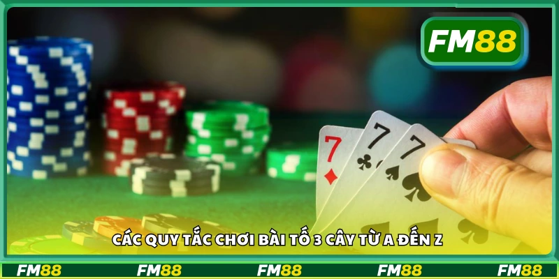 Quy tắc chơi bài tố 3 cây từ A đến Z