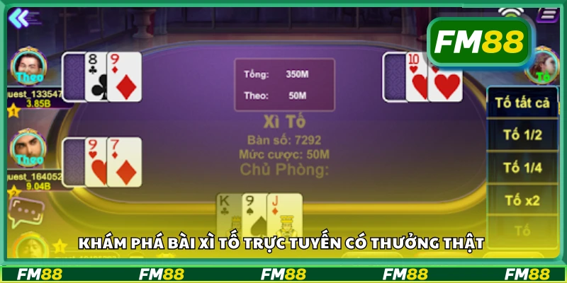 Giới thiệu chung về trò chơi xì tố đổi thưởng