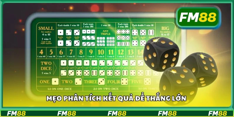 Mẹo phân tích kết quả để thắng lớn