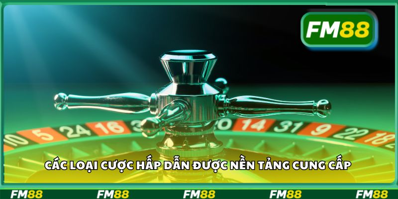 Các loại cược hấp dẫn được nền tảng cung cấp
